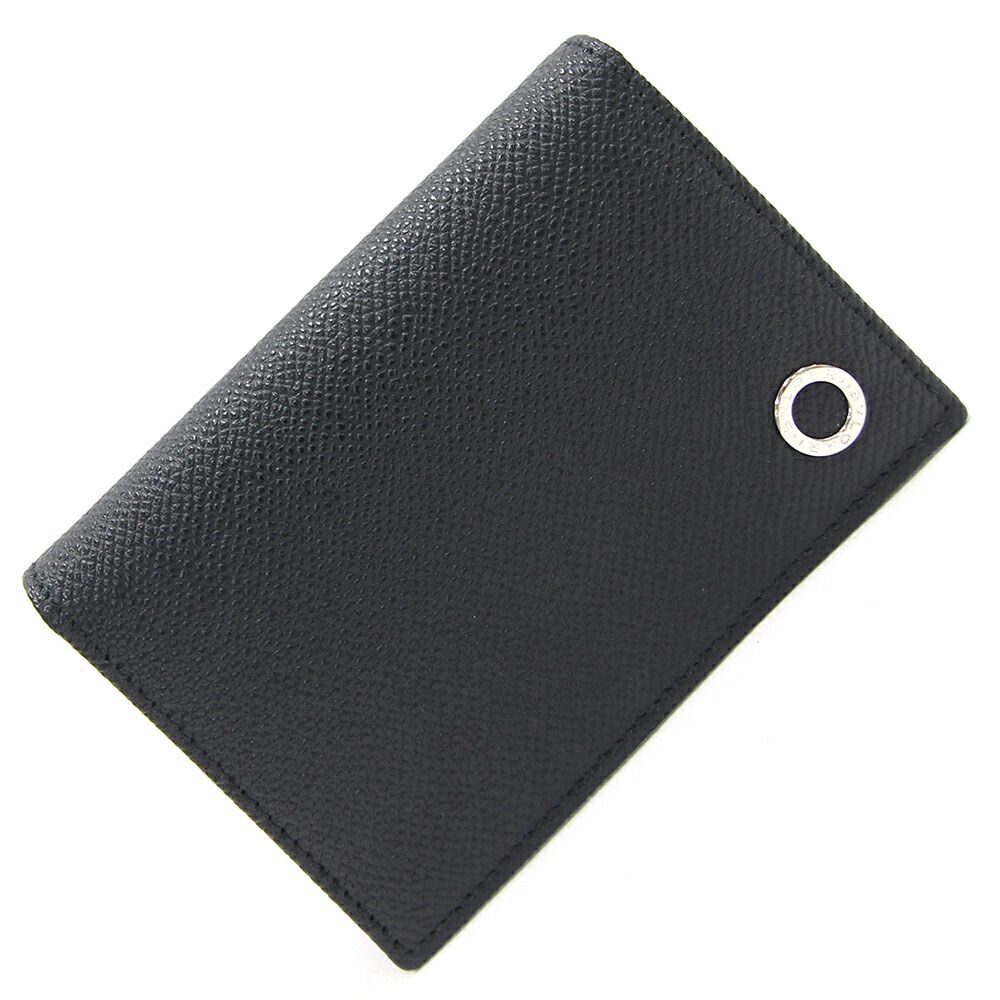 サンローラン マネークリップ付きレザー二つ折り財布 ブラック SAINT