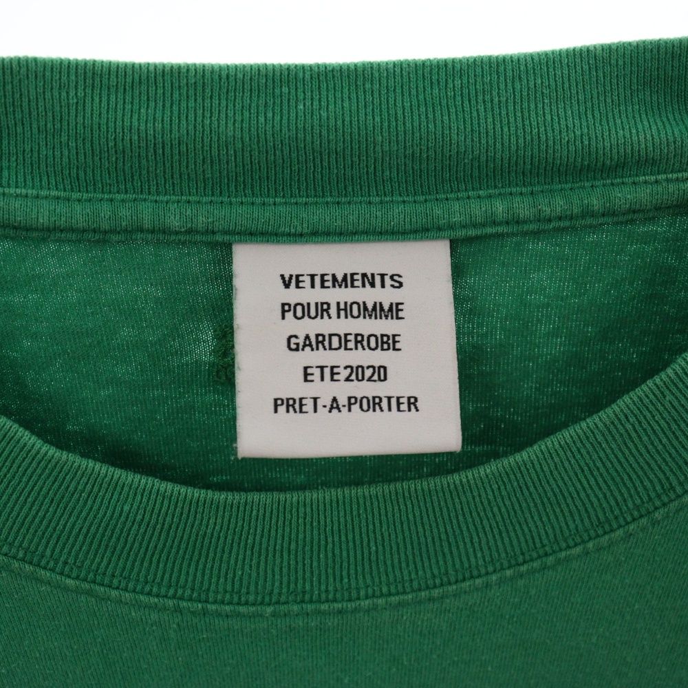 VETEMENTS (ヴェトモン) 20SS BEER BADGE TEE SS20TR373 ビールバッジ 
