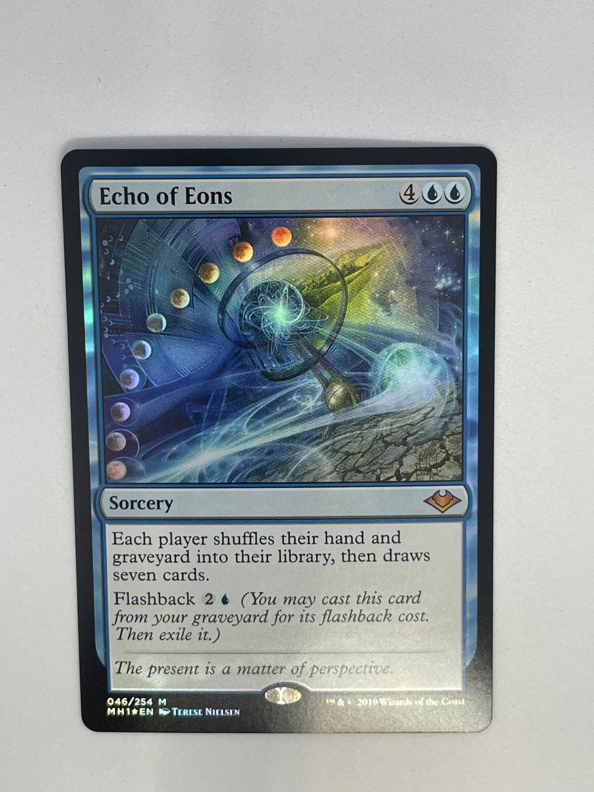 【MTG・青】Echo of Eons/永劫のこだま（英語FOIL）