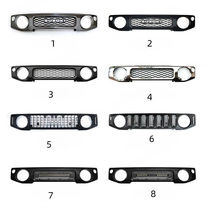 新型スズキジムニーJB74 JIMNY改造パーツ フロントグリルラジエーターグリル 2019-2025