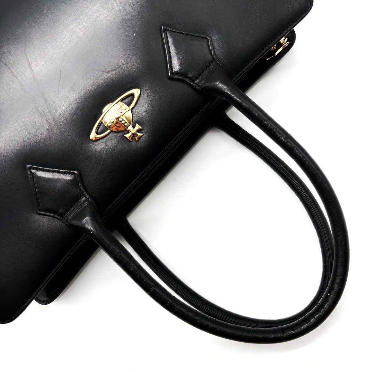 良品✨ Vivienne Westwood ハンドバッグ トートバッグ プレーン オーブ 