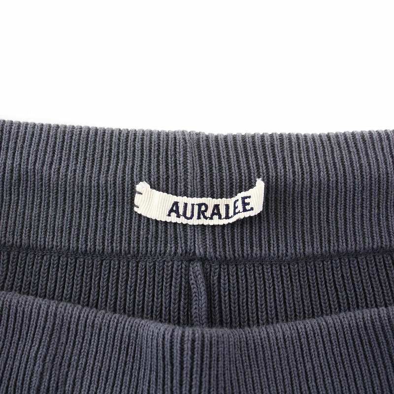 オーラリー AURALEE 22SS Super Hard Twist Rib Knit Shorts