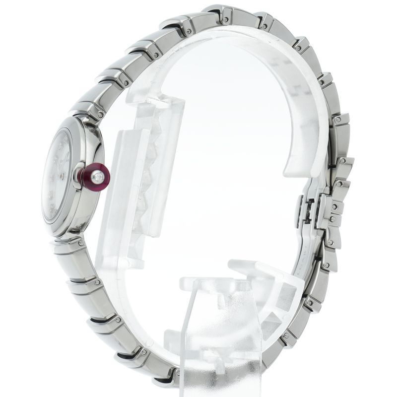 ブルガリ ピッコラ ルチェア レディース時計 12Pダイヤ シェル LU23WSS  