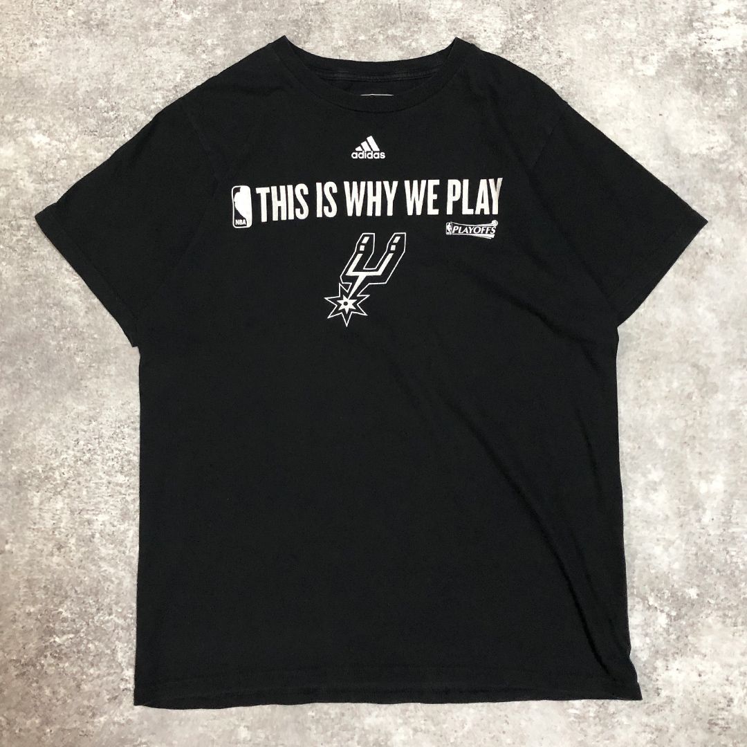 NBA サンアントニオ・スパーズ プレーオフ記念 Tシャツ ブラック