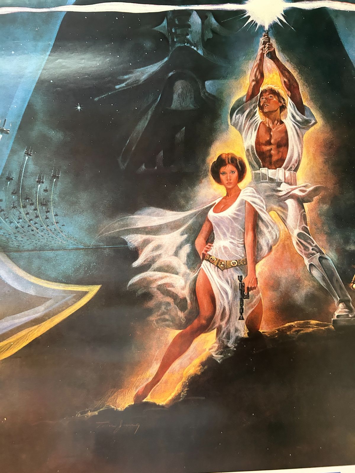 アートポスター ディーヴォ プロモーション ポスター 送料込 匿名発送 スター・ウォーズ (日本語版) 1978年 劇場公開・プロモーション