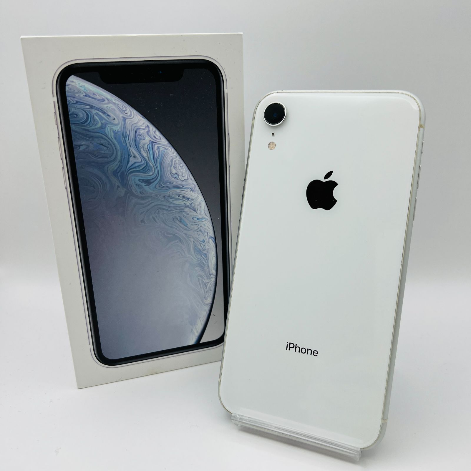 iPhone XR white 64GB 箱あり - スマートフォン本体