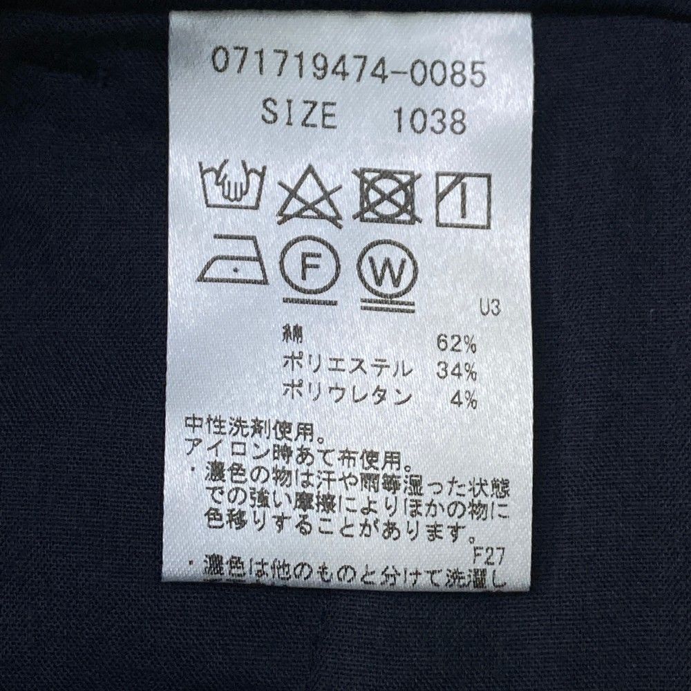 サイズ：38 ZOY ゾーイ 071719474 パンツ ネイビー系