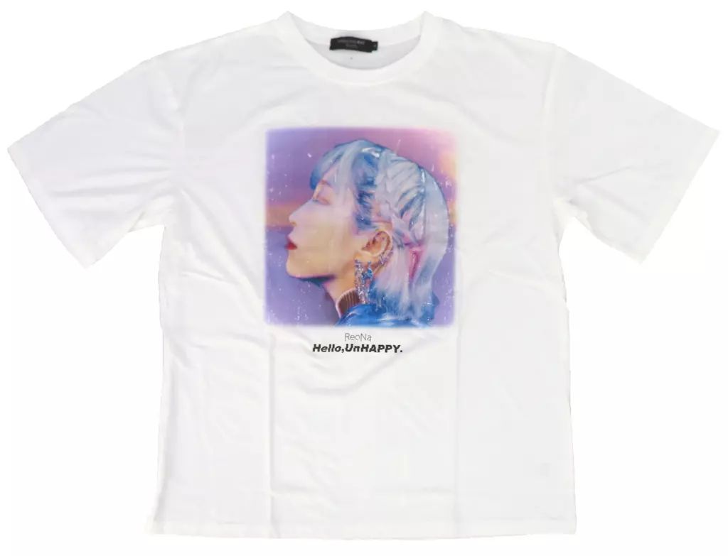 中古】Tシャツ ReoNa Hello. UnHAPPY. ビッグTシャツ ホワイト XL