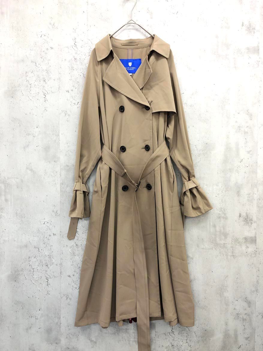 美品　36BURBERRYブルーレーベル ベージュ トレンチコート BURBERRY ブルーレーベルトレンチコート 36