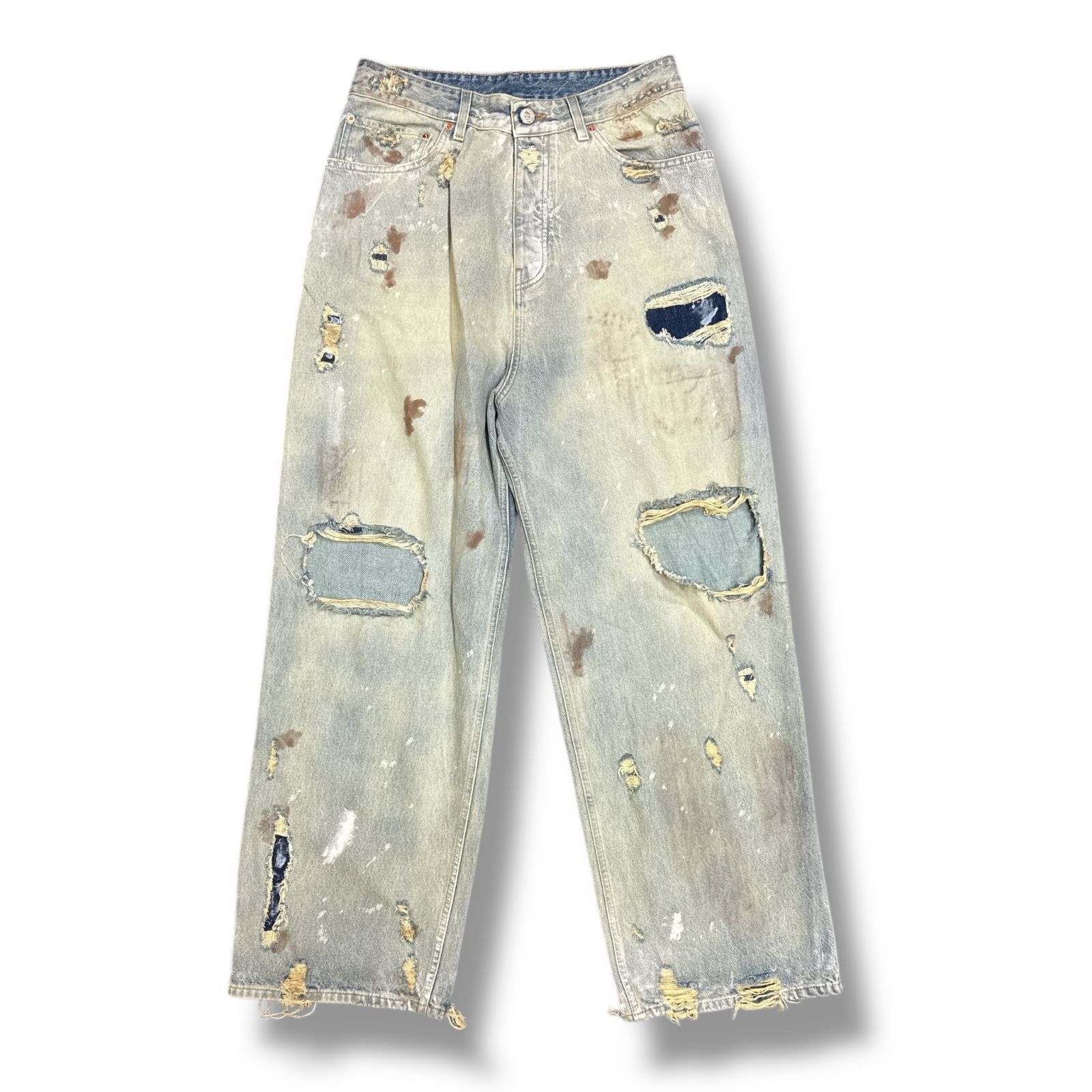 【関税込み】VETEMENTS ブルー トラッシュ バギージーンズ Vetements ブルー トラッシュ バギージーンズ ブルー | Lyst