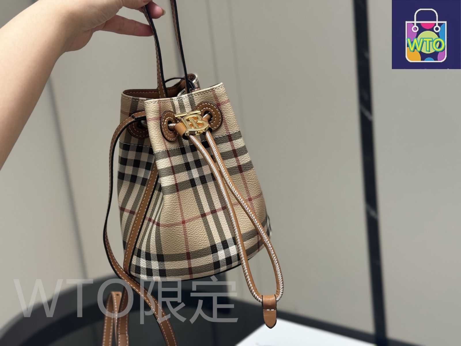 今日特価】Burberry バーバリー バケットバッグ シリーズ 多様な