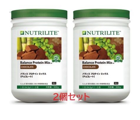 2個セット アムウェイ Amway バランス プロテインミックス チョコレート