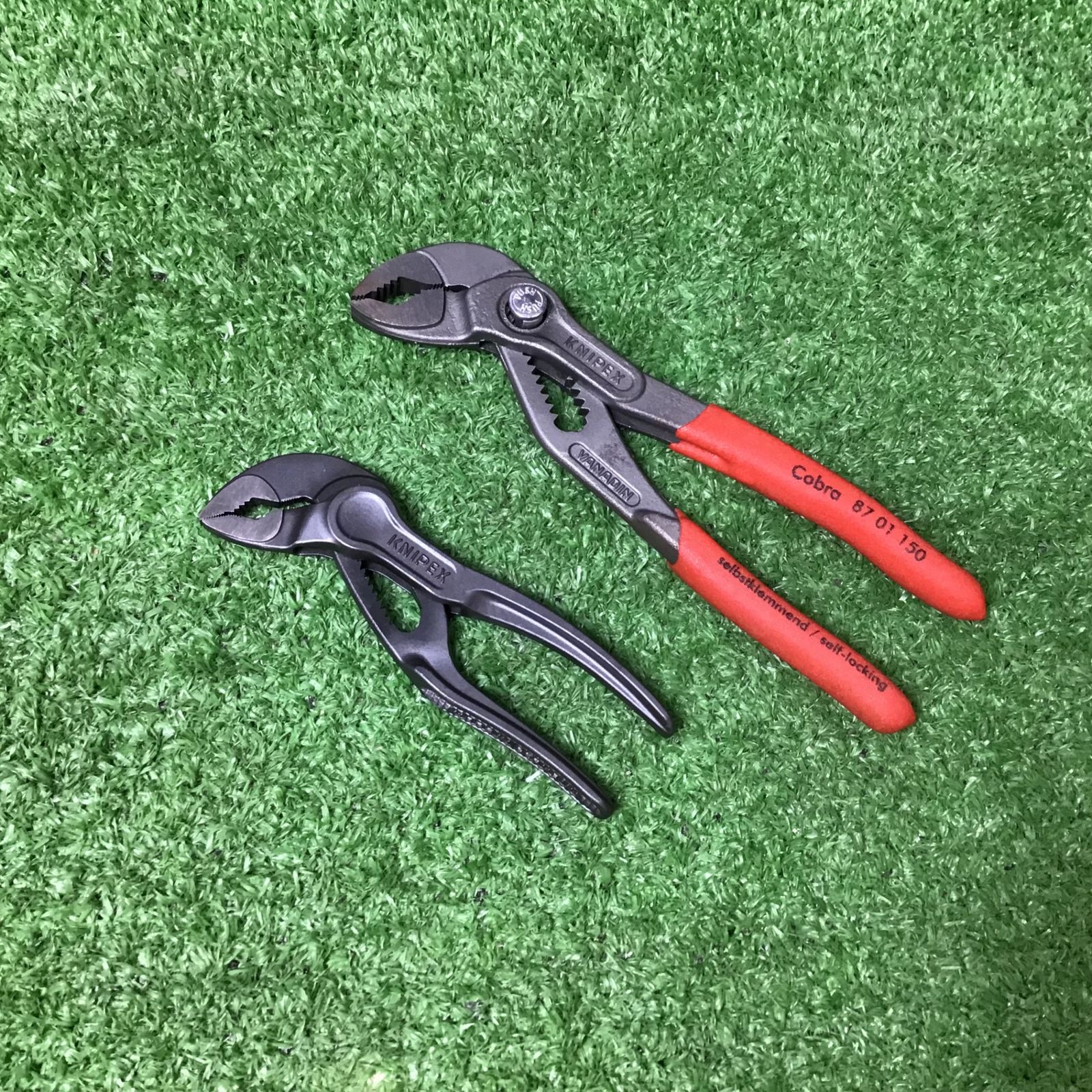 クニペックス KNIPEX ハイテク ウォーターポンププライヤー|ミニウォーターポンププライヤー 2本セット 岩槻店