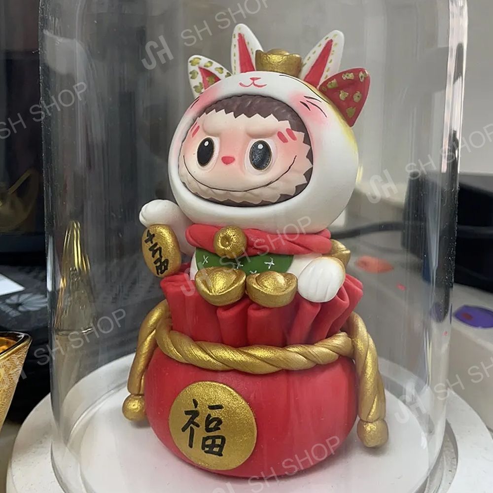 LABUBU ラブブ MANEKI 招き猫 招財 POP MART MANEKI Labubu 招き猫 招財 福袋 可愛い ラブブ MANEKI DIY 手作り