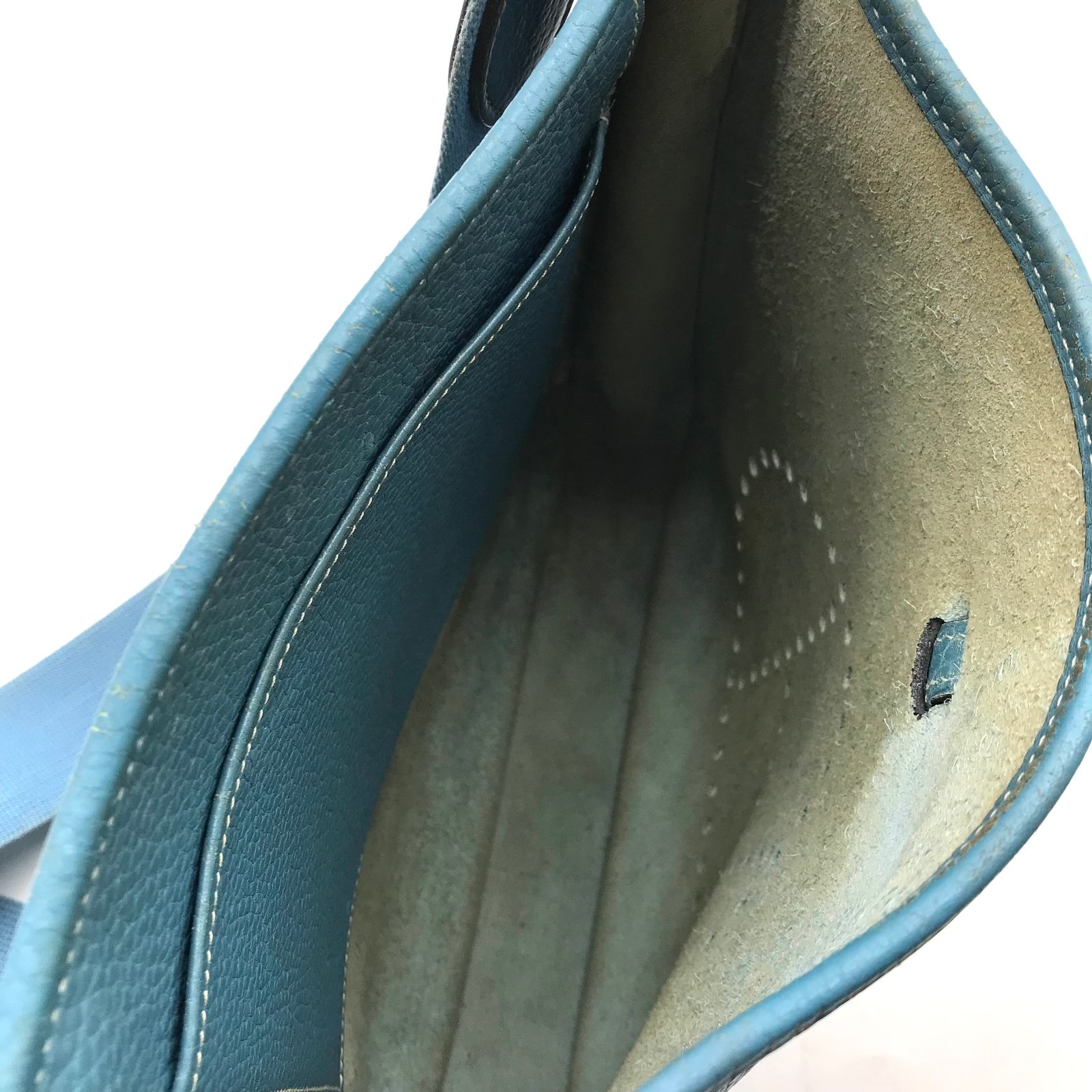 HERMES エルメス エヴリン1 PM トリヨン ブルージーン ショルダー  