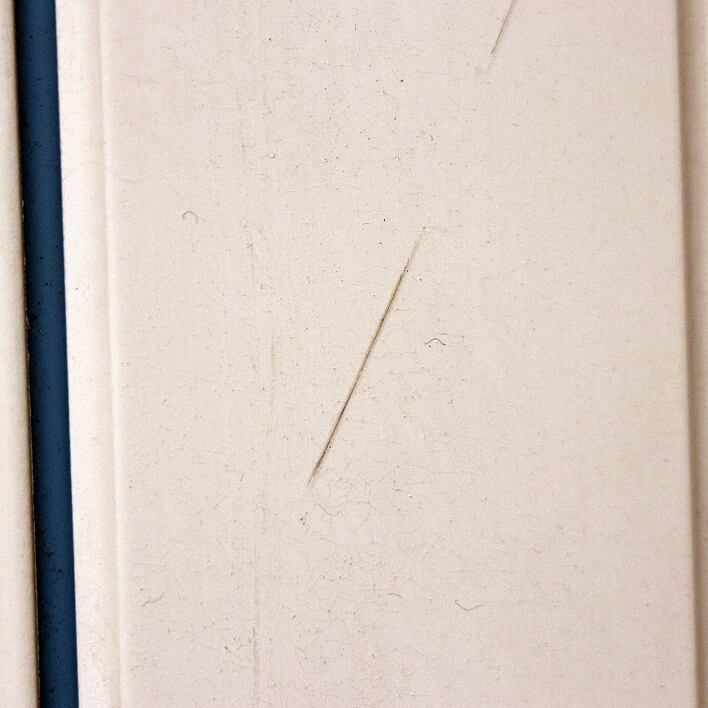 足立真一郎 油絵8号 白馬 八方池（新雪）額装 山岳画家 日本山岳画協会