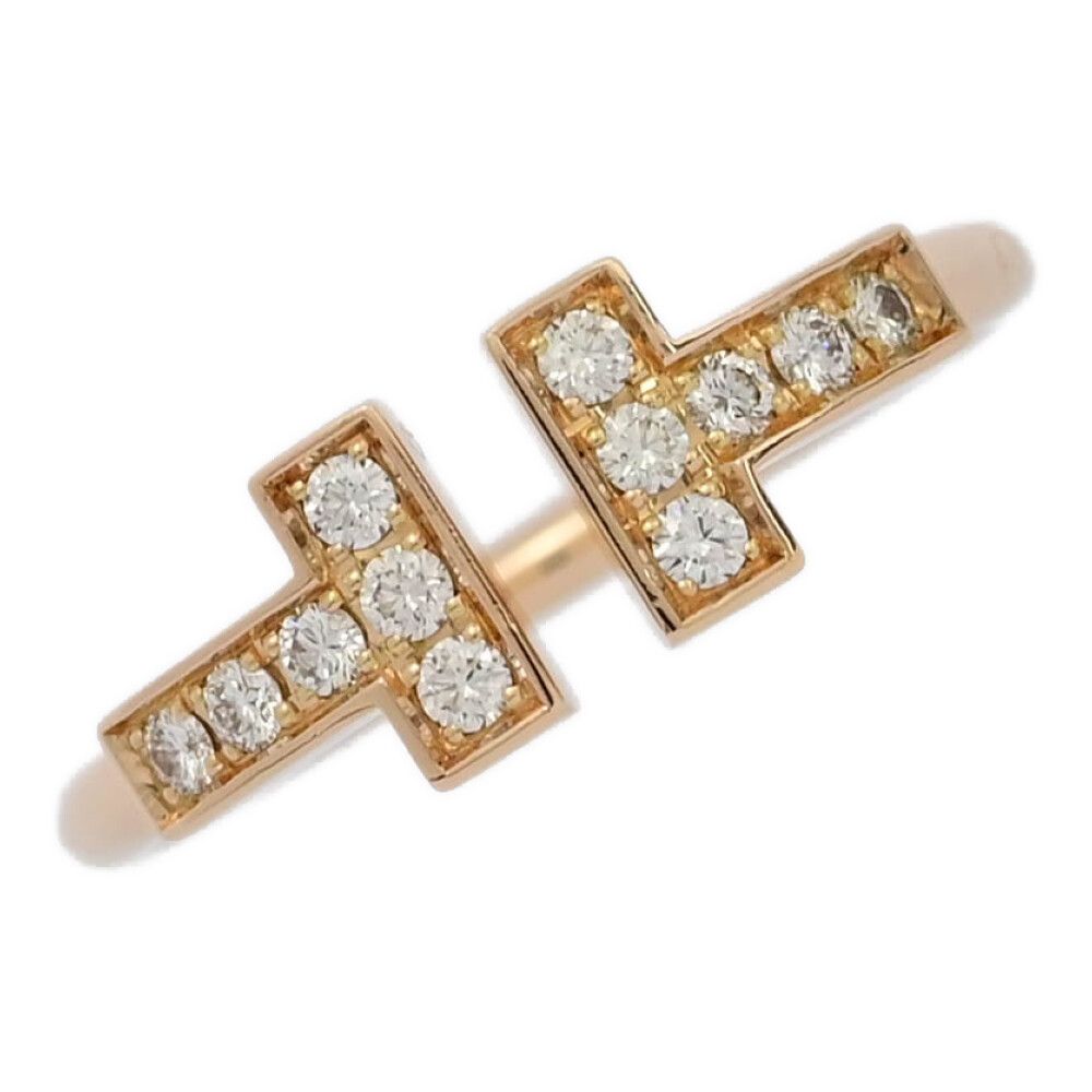 TIFFANY ＆ Co. ティファニー T ワイヤー ダイヤモンドリング・指輪