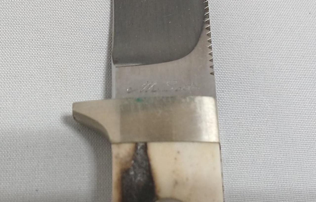  M SAITO ナイフ 刃渡り8 CM ケース付き Knife 8 Blade with Case ナイフ ツール アウトドア