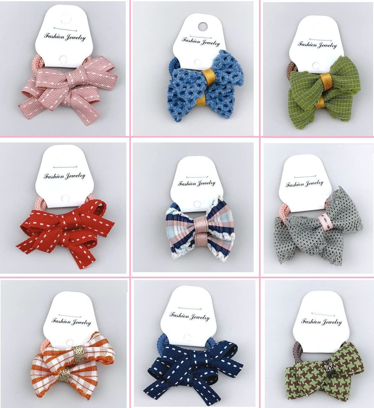 カラブル4 ギフト シンプル おしゃれ かわいい 女の子 ヘア かみどめ こども 髪ゴム リボン ヘアゴム 赤ちゃん用 子供 LYXOTO