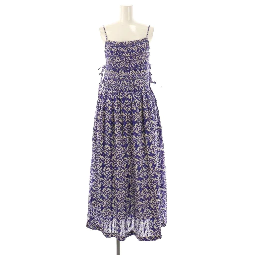 サラマリカ Saramallika 25SS Cotton Lurex Ripple Print Cami