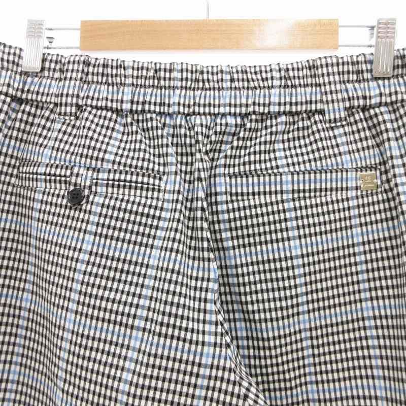 ソニアリキエル SONIA RYKIEL チェックパンツ クロップド ワイド