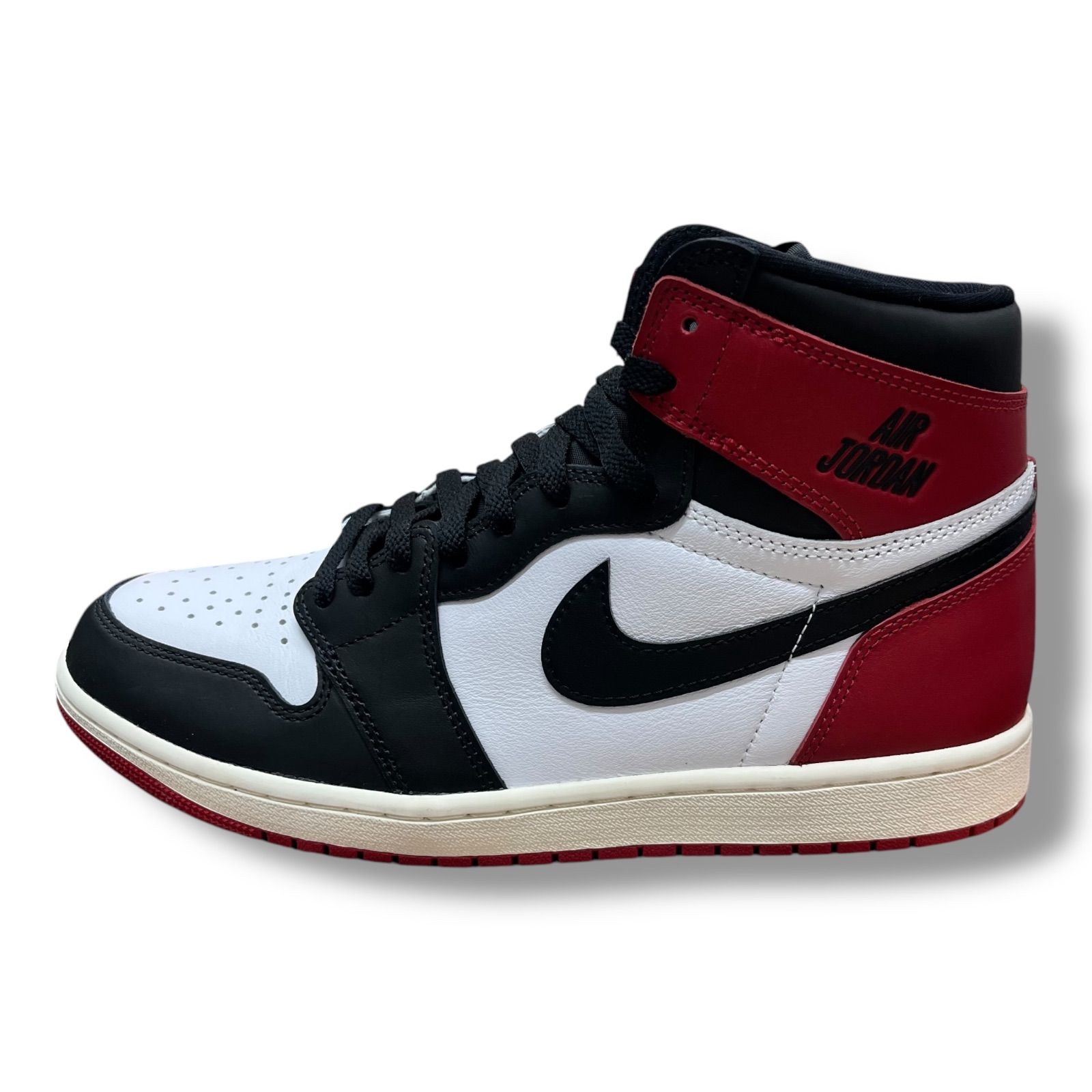 NIKE Air Jordan 1 Retro High OG Black Toe Reimagined つま黒  