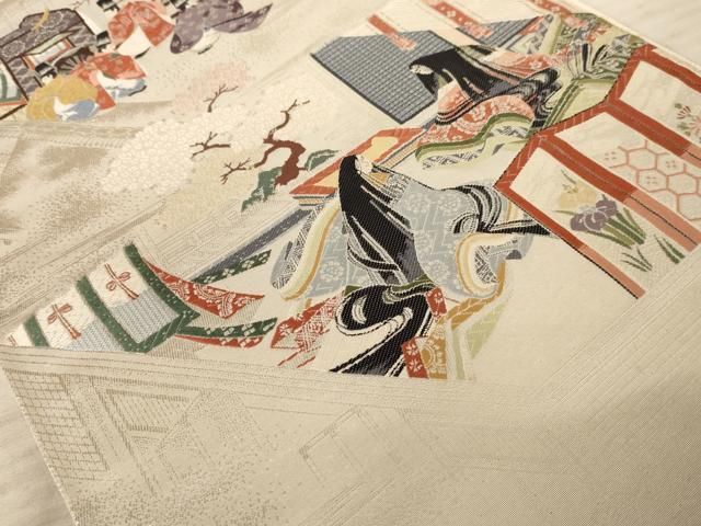 平和屋着物○上質な色無地 藍鉄色 正絹 逸品 AAAY4767ck