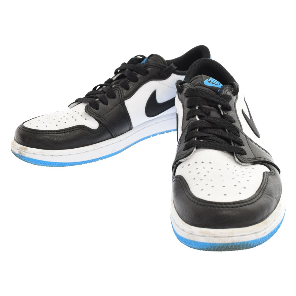 NIKE (ナイキ) AIR JORDAN 1 LOW OG BLACK POWDER BLUE UNC CZ0790-104