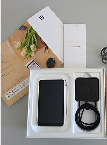 square Terminal スクエア ターミナル 本体 ロール紙 19巻付き