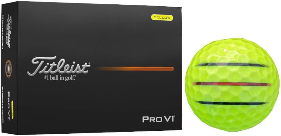 ハピラキ_ゴルフライン タイトリスト 2025 Pro V1 V1X ライン入り