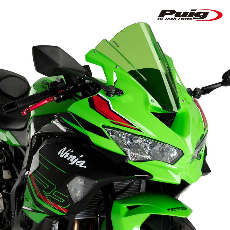 きぬページ Puig 21767V Z-RACING SCREEN [GREEN] Kawasaki ZX-4R Ninja (24-25