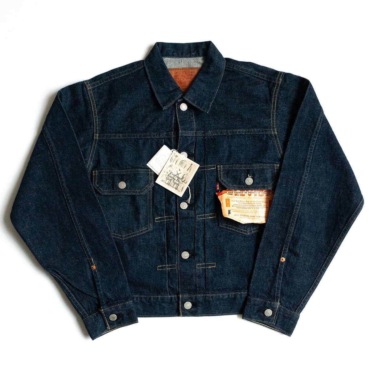 60's 70's Levi's リーバイス ビッグE 白タブ デニム ジャケット