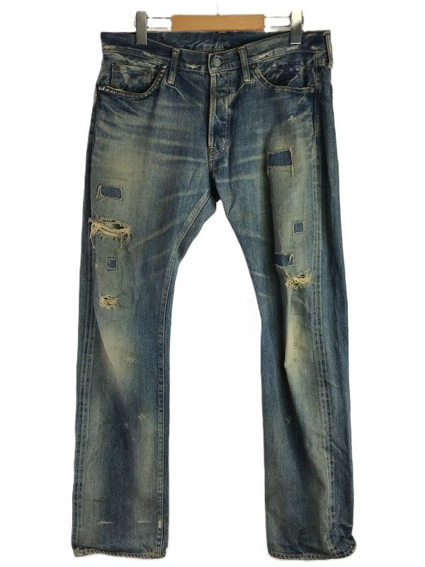 品 HYSTERIC GLAMOUR ヒステリックグラマー 1ST 小窓DENIM STRAIGHT PANTS 小窓デニム ストレートパンツ ジーンズ ボトムス 151-250602-ki-09-tag