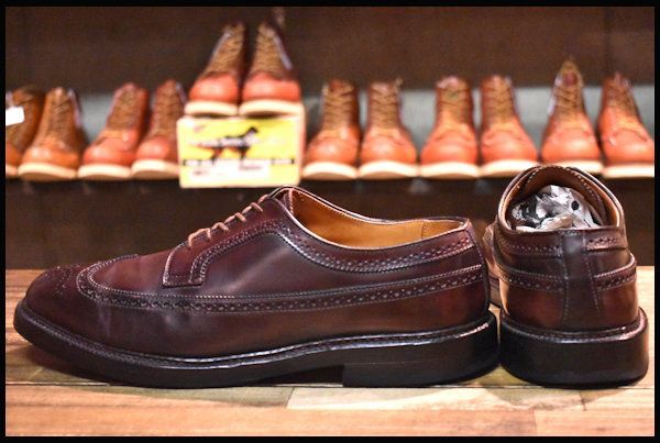 11E 良品】ALDEN オールデン 975 ロングウイングチップ #8 