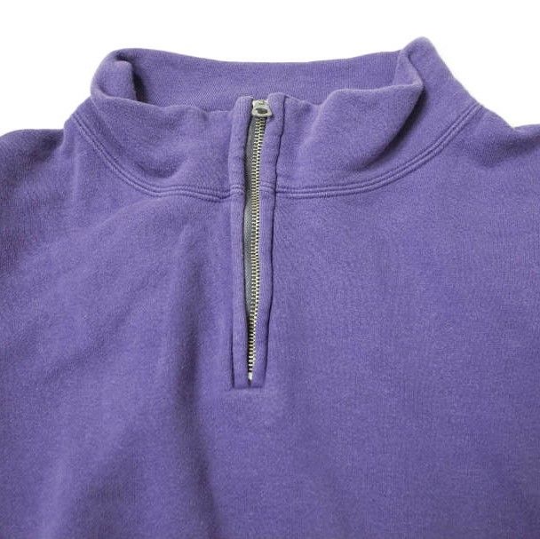 FILL THE BILL FOR STEVEN ALAN フィルザビル フォー スティーブンアラン 日本製 ZIP SWEAT PULLOVER  ハーフジップスウェットプルオーバー FTB-16AW-39 2 パープル トレーナー トップス g11538 - メルカリ