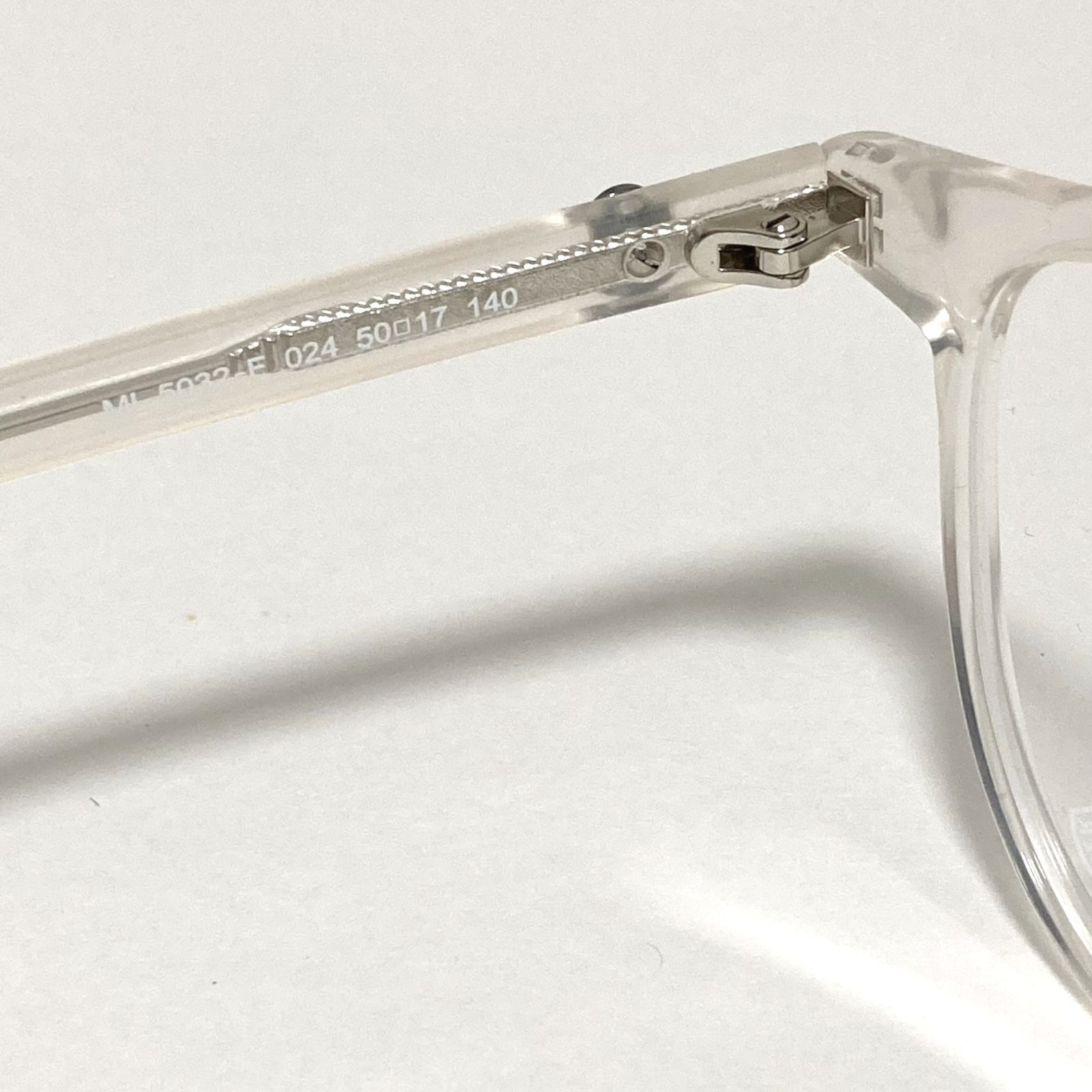 新品未使用 MONCLER モンクレール めがね メガネ 眼鏡 透明 クリア