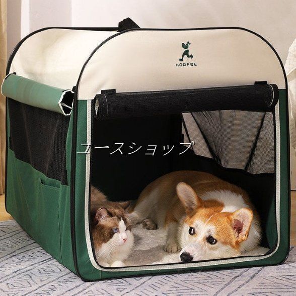 ペット車載テント犬ケージ