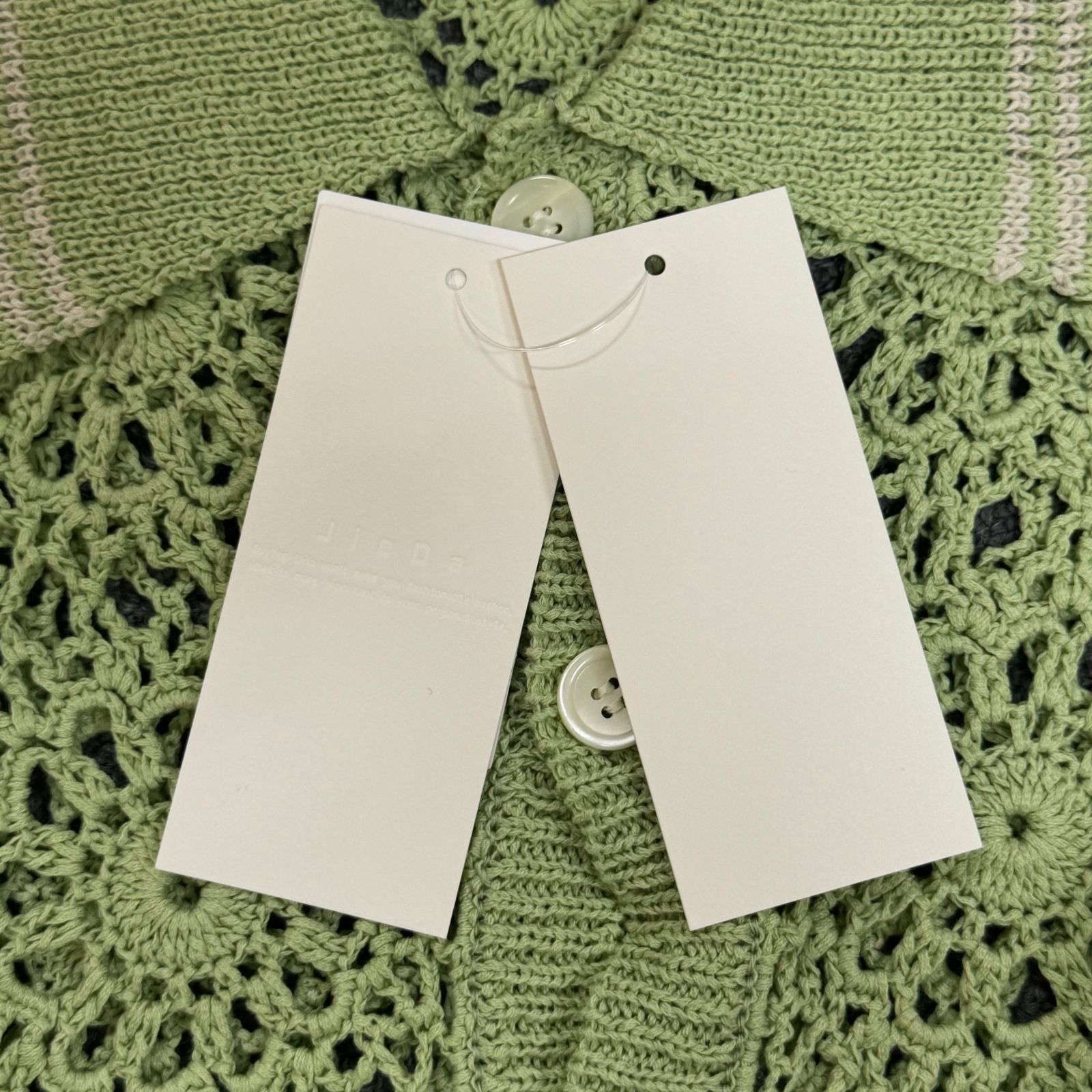 定価60500円 美品 Jieda 23SS FLOWER HAND KNITTING CARDIGAN フラワー 