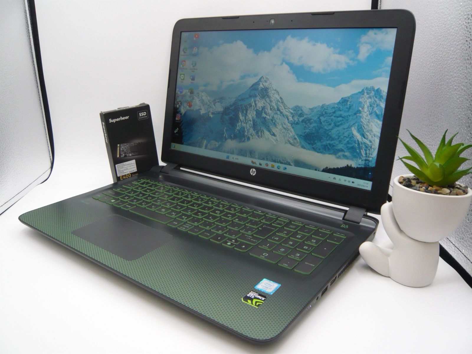 HPゲーミングPC i7 SSD16GB/15.6型 グリーン 美品 - メルカリ HPゲーミングPC i7 SSD16GB/15.6型 グリーン 美品 - メルカリ