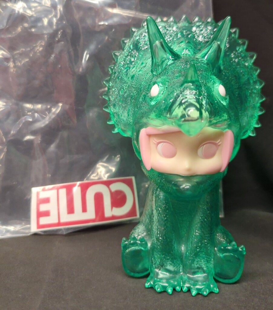 日本玩具製作所 CUTIE トリケラ クリアグリーン