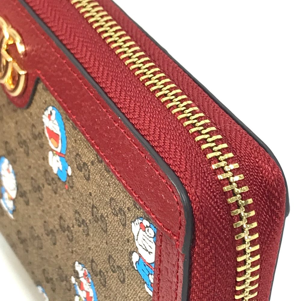 【新品未使用】グッチ 長財布 コラボ ラウンドジップ ドラえもん 617787 新品未使用】グッチ 長財布 コラボ ラウンドジップ ドラえもん