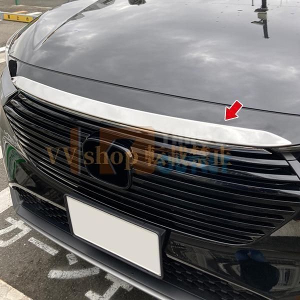 ホンダ ヴェゼル RV系 2021年4月 フロントフードトリム ボンネットカバー ガーニッシュ 傷付き防止 ステンレス製 鏡面 カスタムパー WWW_NOITHATQUANGTHANH_NET