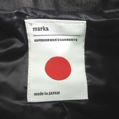 マーカ marka 2WAY ダウン ジャケット ベスト レザー アウター 迷彩柄