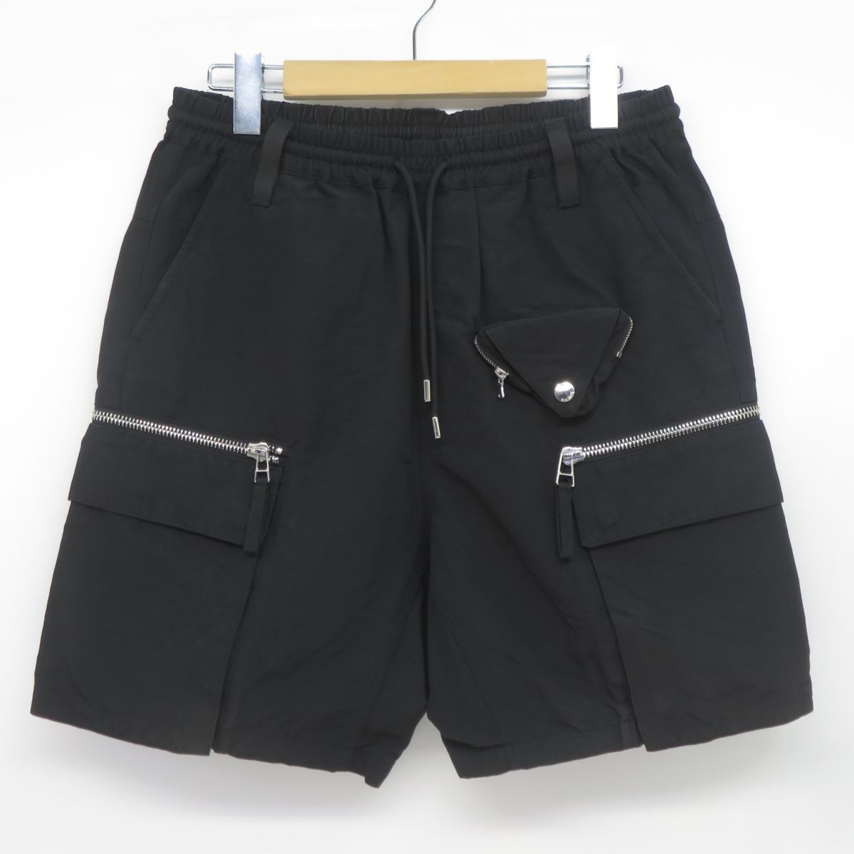 パンツ MLVINCE NYLON CARGO SHORTS BLACK 34inch MLVINCE メルヴィンス NYLON CARGO SHORTS ナイロンカーゴ