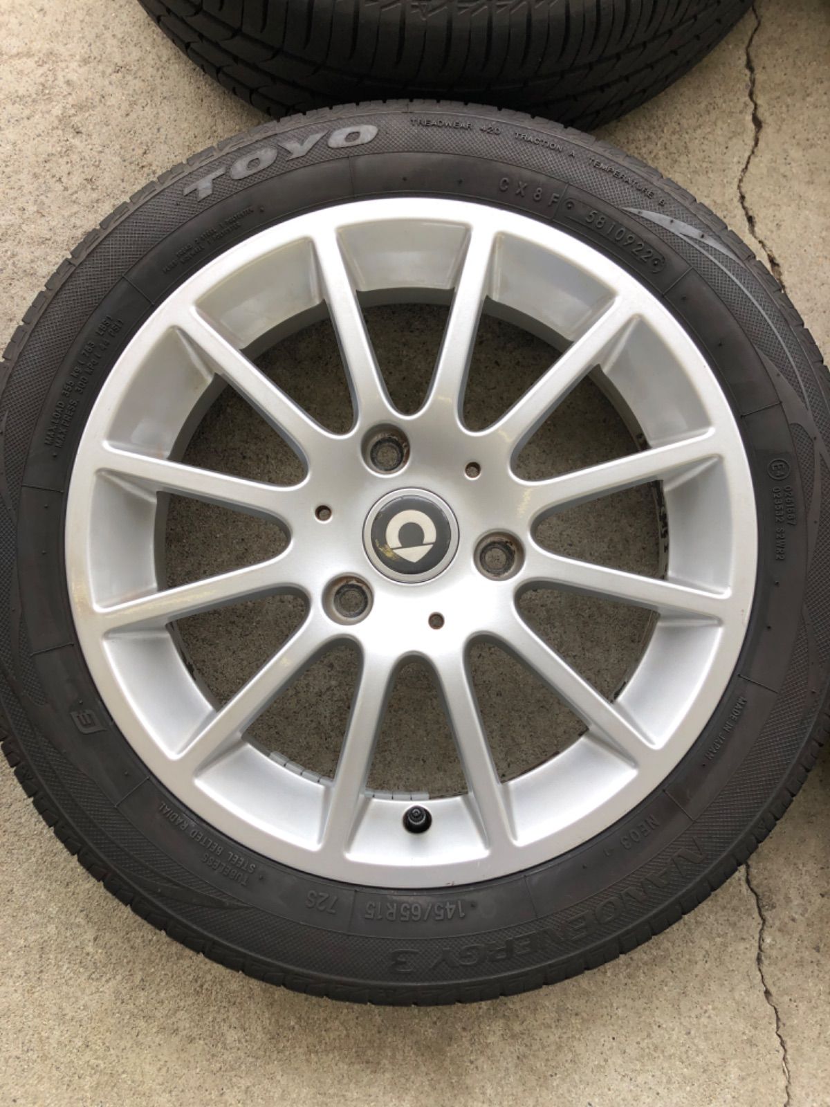 スマート smart 純正アルミホイール 145/65R15 175/55R15 - メルカリ 