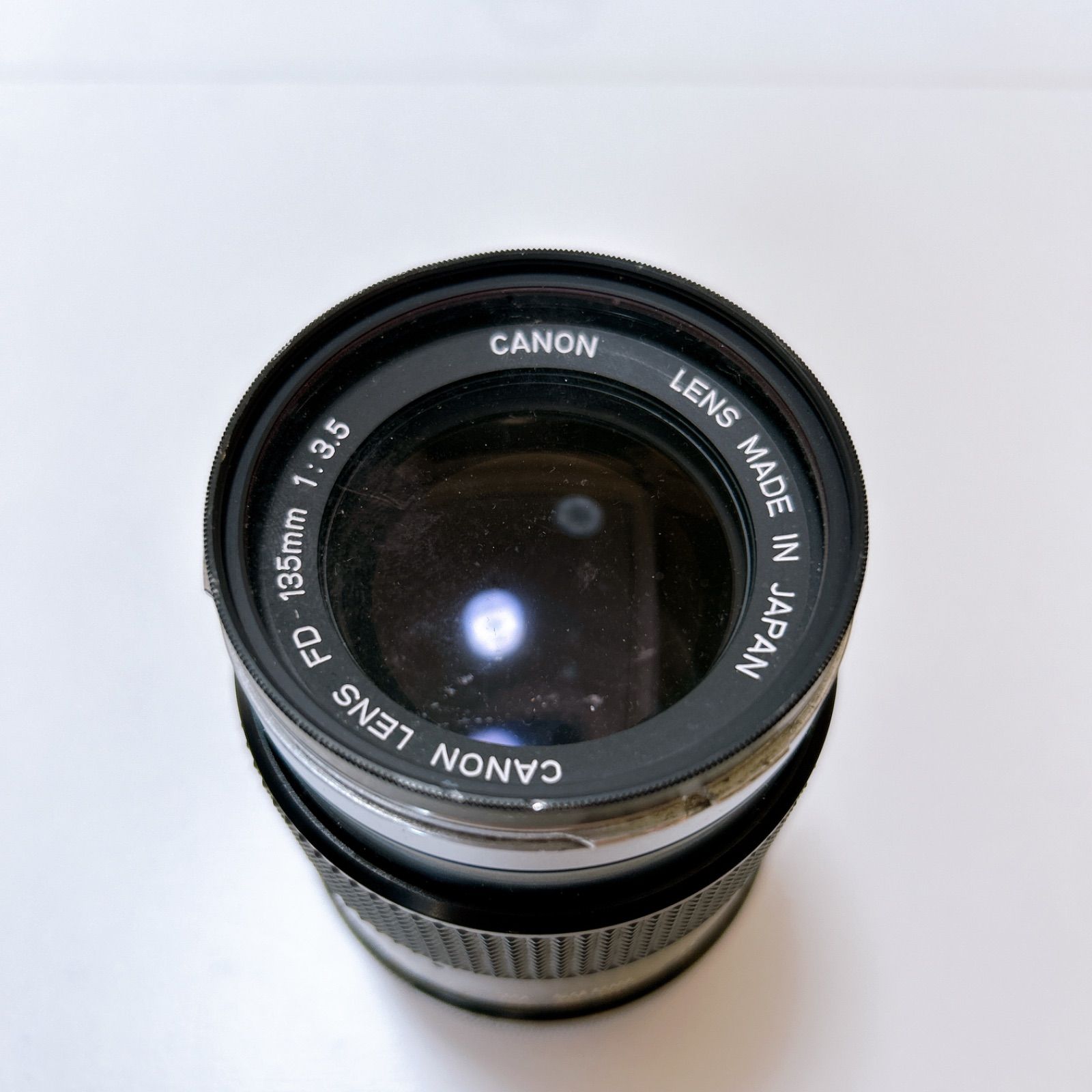 Canon キャノン 135 mm 望遠レンズ レンズカバー付 カメラレンズ レンズ 動作未 管理番号