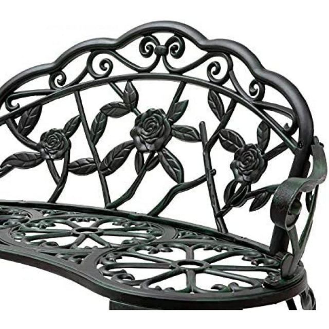 タカショー Takasho 庭家具 ローズガーデンベンチ 青銅色 TGF-13-01GSN ベンチ 花台 お庭 テラス