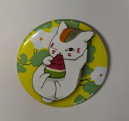夏目友人帳 大原画展 トレーディング缶バッジ ニャンコ先生