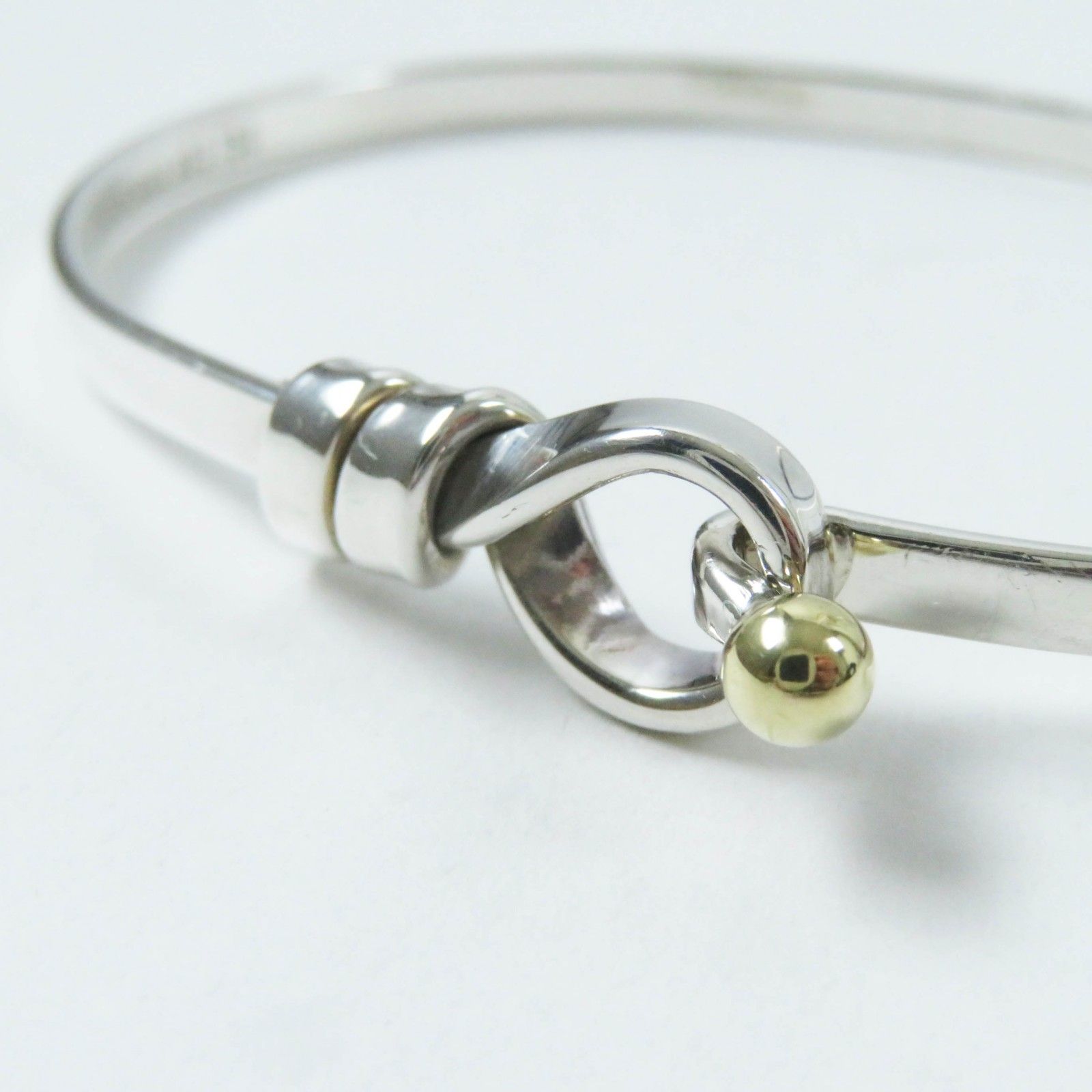 TIFFANY＆Co. バングル SV925 750 シルバー ゴールド 美品△TIFFANY&Co