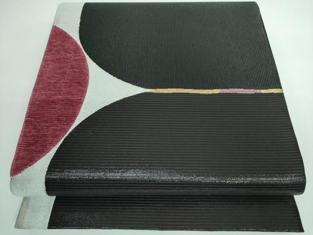 平和屋本店■極上　綴れ　京の名門　じゅらく謹製　帝王紫　太鼓柄袋帯　夜桜　金糸　反端付き　逸品　DZAA8253kh5 平和屋本店□極上 京の名門 じゅらく謹製 帝王紫 太鼓柄袋帯 モール